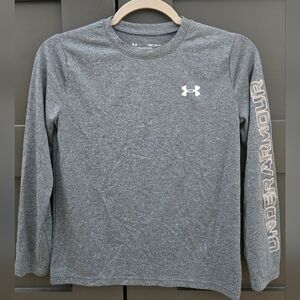 Under Armour Kids' Blue Heathered Tee